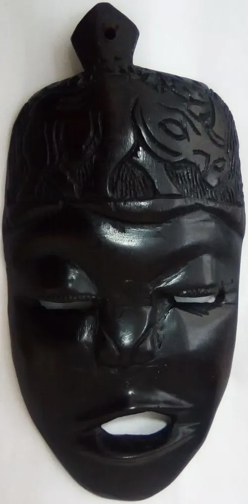 Top view of the mask