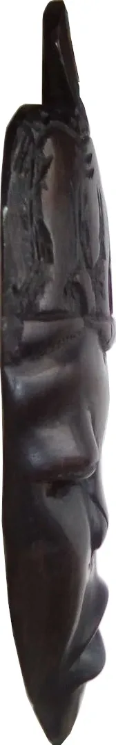 Left view of the mask