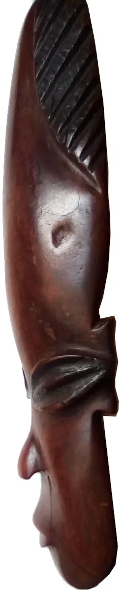 Right view of the mask