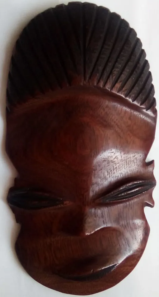 Front view of the mask