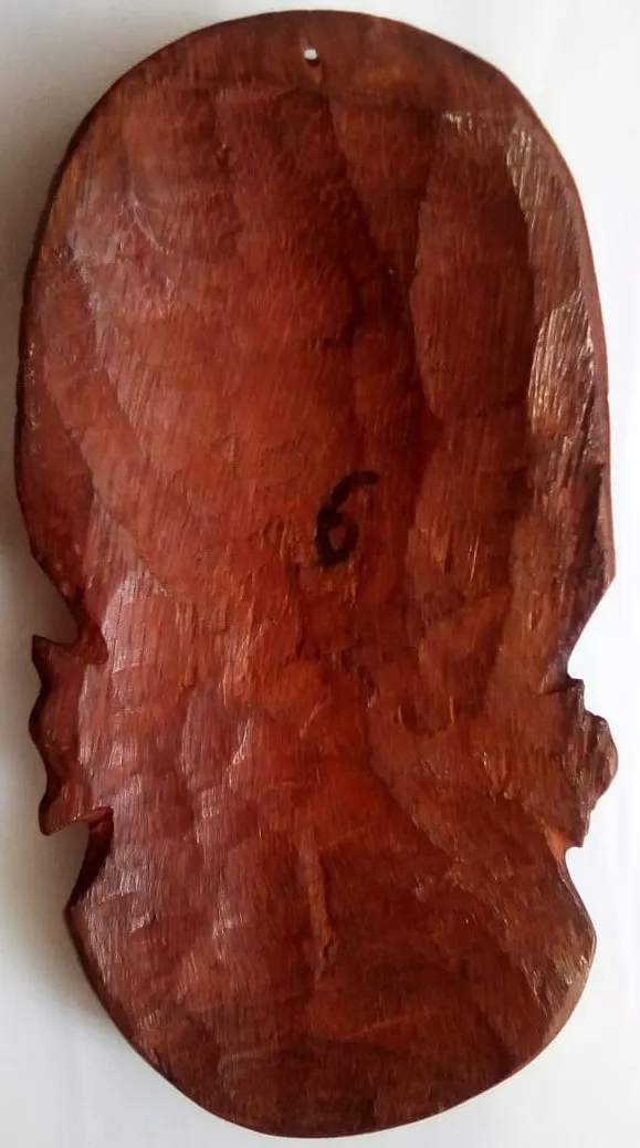 Back view of the mask