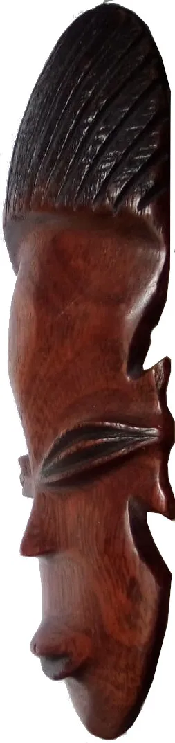 Right view of the mask