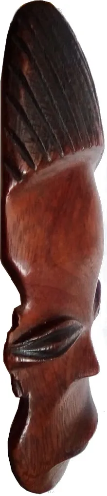 Left view of the mask