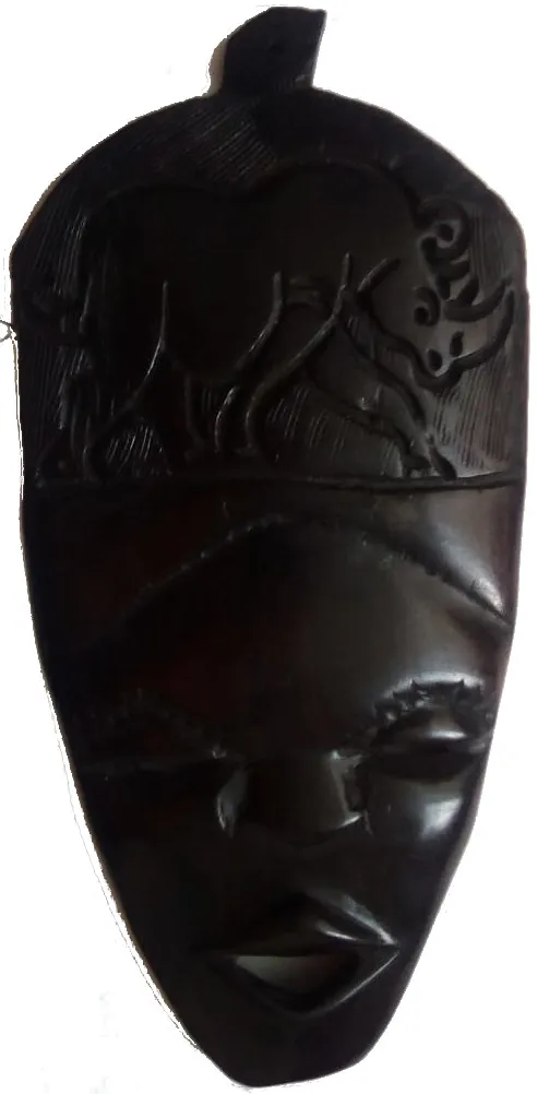 Front view of the mask