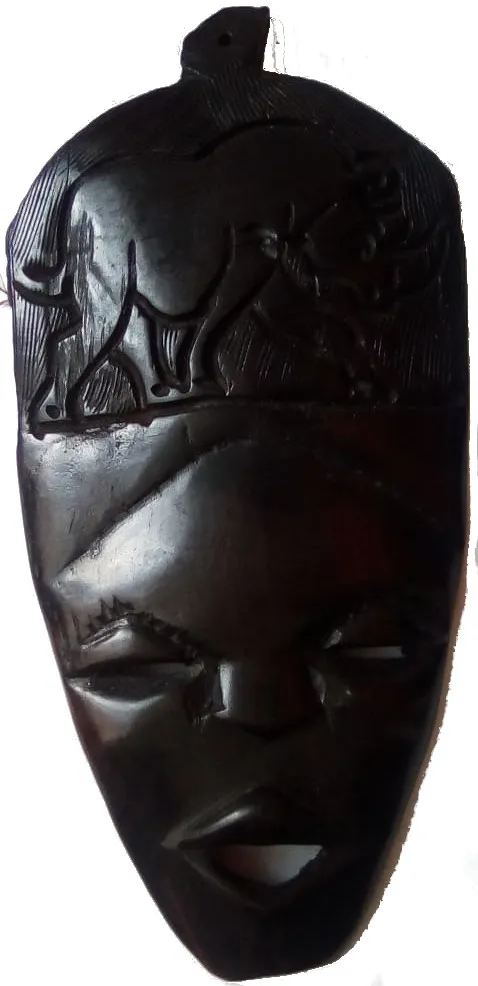 Front view of mask